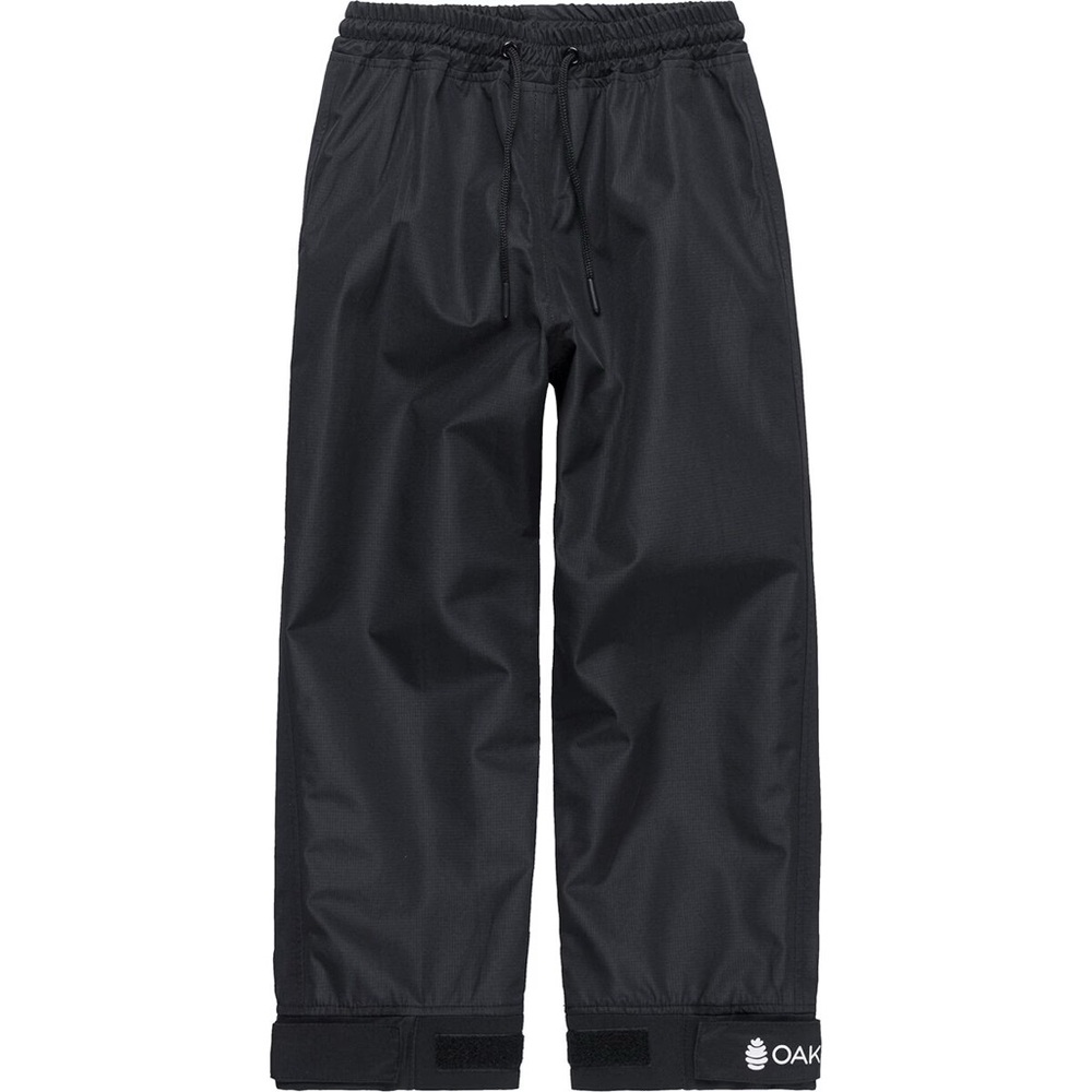 NWT New OAKI Black Kid's Trail Rain Pants Waterproof Forest School Gear Waldorf